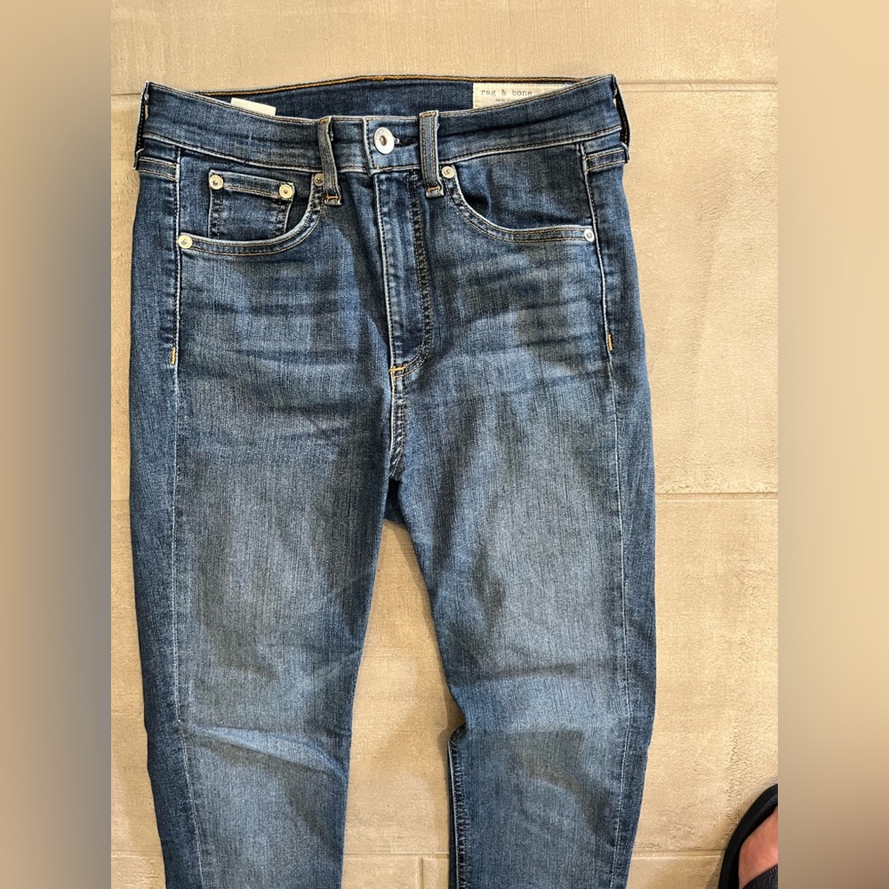 rag & bone high rise ankle skinny size 27